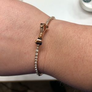 Kate Spade rose gold bangle bracelet